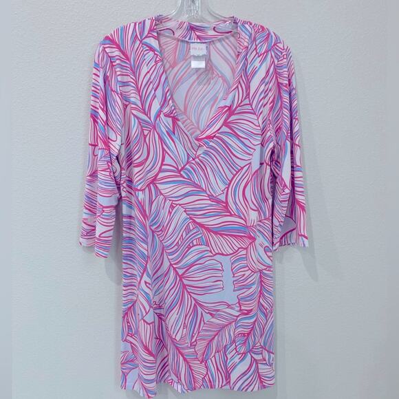 Stella Parker collection, dress beach, pink white blue size‎ medium - Picture 1 of 5
